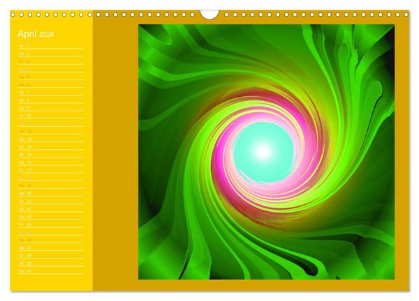 Produktbild: Energie-Spiralen 2026 (Wandkalender 2026 DIN A3 quer), CALVENDO Monatskalender