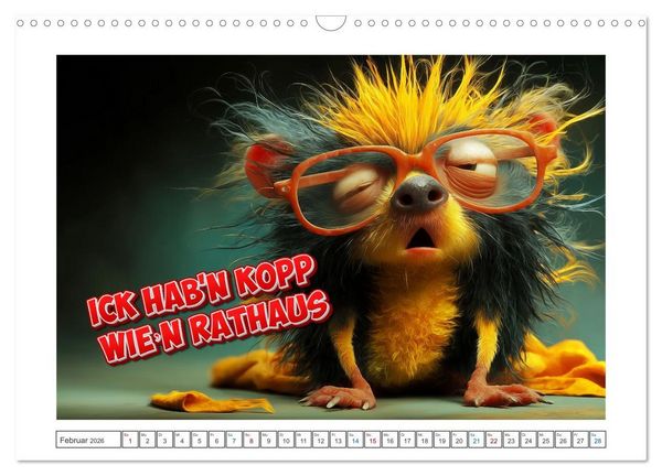 Produktbild: Dit is Berlin, wa? (Wandkalender 2026 DIN A3 quer), CALVENDO Monatskalender