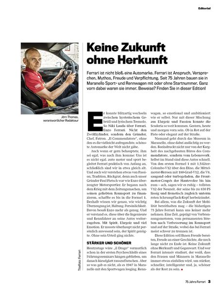 Produktbild: Auto motor und sport Edition - 75 Jahre Ferrari