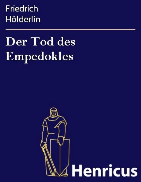 Produktbild: Der Tod des Empedokles