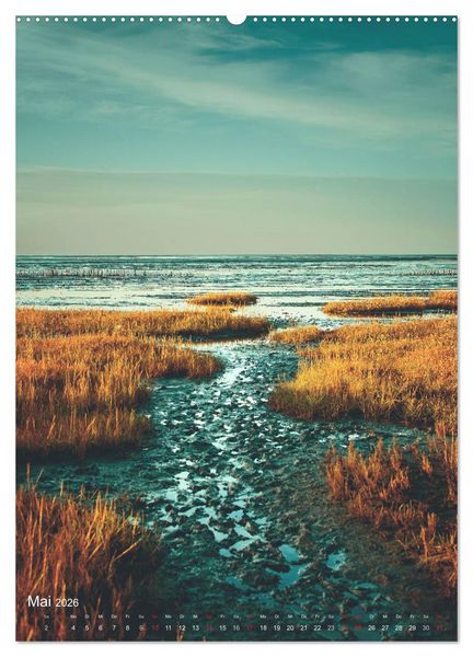 Produktbild: Farbenpracht Nordsee (hochwertiger Premium Wandkalender 2026 DIN A2 hoch), Kunstdruck in Hochglanz