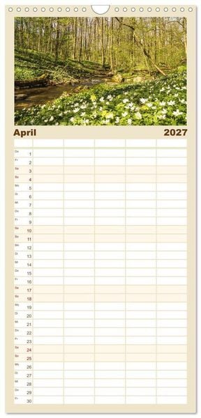 Produktbild: Familienplaner 2027 - Magische Stimmungen in Mecklenburg-Vorpommern mit 5 Spalten (Wandkalender, 21 x 45 cm) CALVENDO