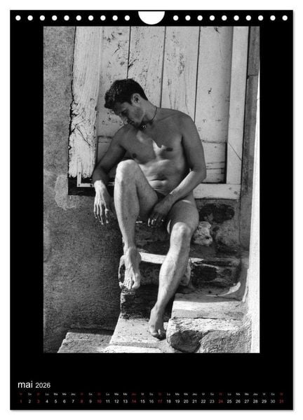 Produktbild: Au Masculin (Calendrier mural 2026 DIN A4 horizontal), CALVENDO calendrier mensuel