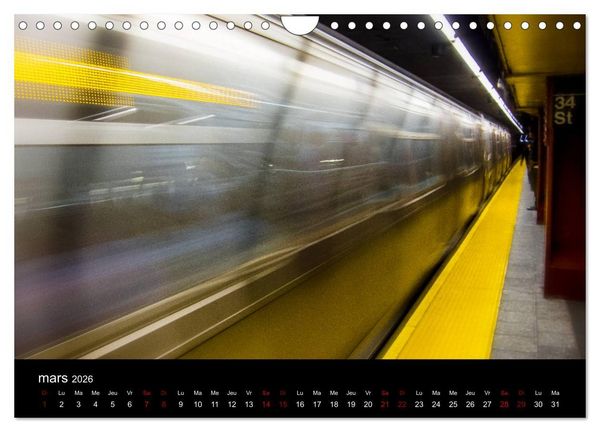 Produktbild: Balade New-Yorkaise, Manhattan (Calendrier mural 2026 DIN A4 vertical), CALVENDO calendrier mensuel