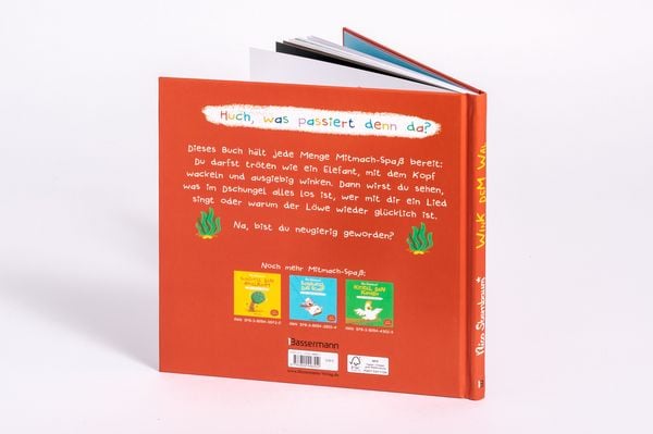 Produktbild: Wink dem Wal - Ein Mitmachbuch zum Sch&uuml;tteln, Schaukeln, Pusten, Klopfen und sehen, was dann passiert