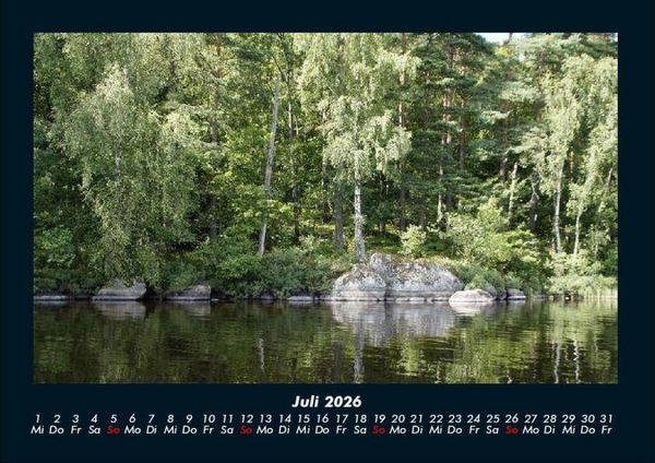 Produktbild: Landschaftskalender 2026 Fotokalender DIN A4