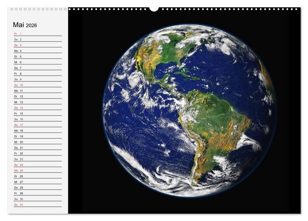 Produktbild: Sonne, Monde und Planeten (Wandkalender 2026 DIN A2 quer), CALVENDO Monatskalender