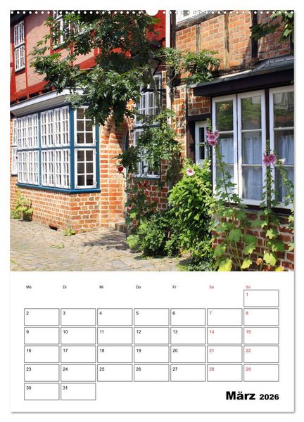 Produktbild: L&uuml;neburg, von der sch&ouml;nsten Seite (hochwertiger Premium Wandkalender 2026 DIN A2 hoch), Kunstdruck in Hochglanz