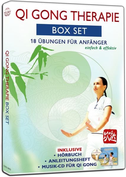 Produktbild: Qi Gong Therapie Box Set: 18 &Uuml;bungen f&uuml;r Anf&auml;nger