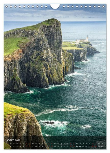 Produktbild: Schottland: Highlands und die Isle of Skye (Wandkalender 2026 DIN A4 hoch), CALVENDO Monatskalender