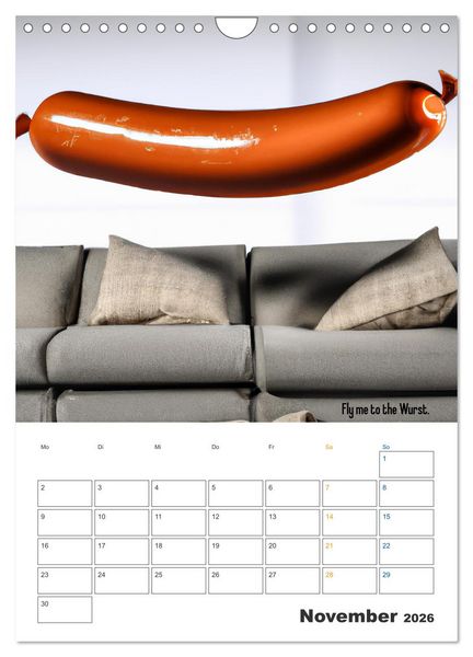 Produktbild: Ist mir Wurst Kalender (Wandkalender 2026 DIN A4 hoch), CALVENDO Monatskalender