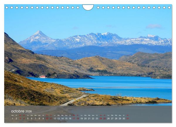 Produktbild: Patagonie Chilienne (Calendrier mural 2026 DIN A4 vertical), CALVENDO calendrier mensuel