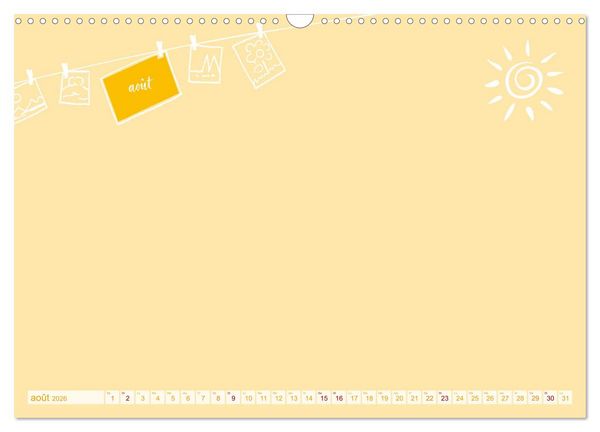 Produktbild: 12 x collage de photos - calendrier de bricolage (Calendrier mural 2026 DIN A3 vertical), CALVENDO calendrier mensuel