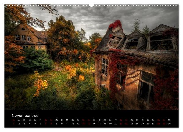 Produktbild: Auch von au&szlig;en haben Lost Places ihren Charme (Wandkalender 2026 DIN A2 quer), CALVENDO Monatskalender