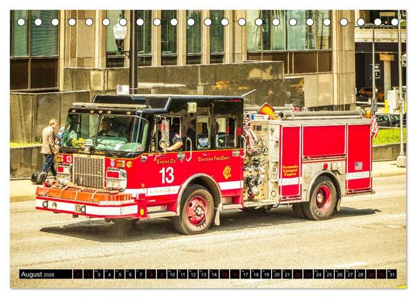 Produktbild: Chicago Impressionen (Tischkalender 2026 DIN A5 quer), CALVENDO Monatskalender