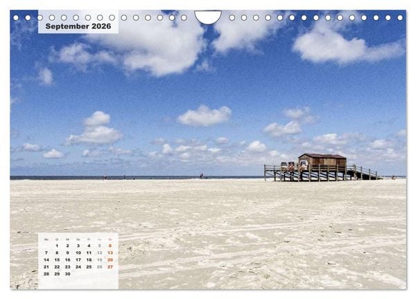 Produktbild: Nord-Ostsee Impressionen (Wandkalender 2026 DIN A4 quer), CALVENDO Monatskalender