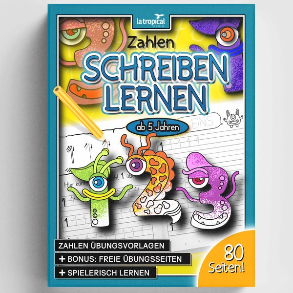 Produktbild: Zahlen schreiben lernen ab 5 Jahren