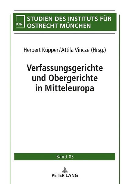 Produktbild: Verfassungsgerichte und Obergerichte in Mitteleuropa