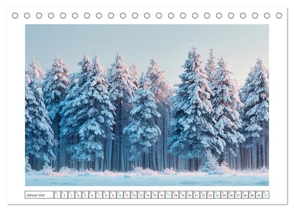 Produktbild: Magie der Jahreszeiten (Tischkalender 2026 DIN A5 quer), CALVENDO Monatskalender