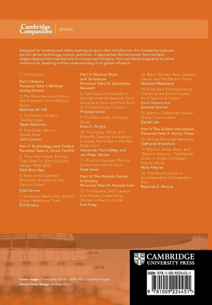 Produktbild: The Cambridge Companion to the Electric Guitar