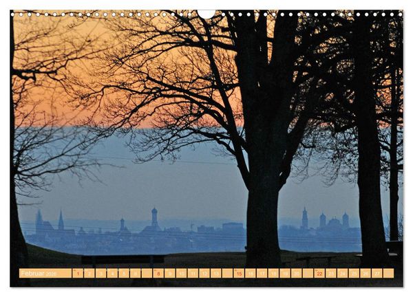 Produktbild: Augsburg und Umgebung (Wandkalender 2026 DIN A3 quer), CALVENDO Monatskalender
