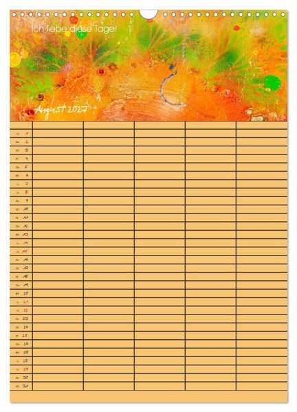 Produktbild: Gl&uuml;ckstage (Wandkalender 2027 DIN A3 hoch), CALVENDO Monatskalender