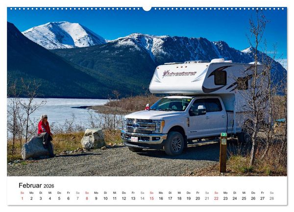 Produktbild: KANADA Mit dem Camper quer durch die Rockies (Wandkalender 2026 DIN A2 quer), CALVENDO Monatskalender