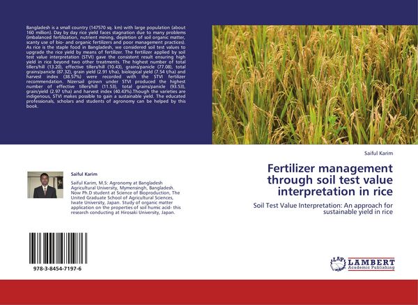 Produktbild: Fertilizer management through soil test value interpretation in rice
