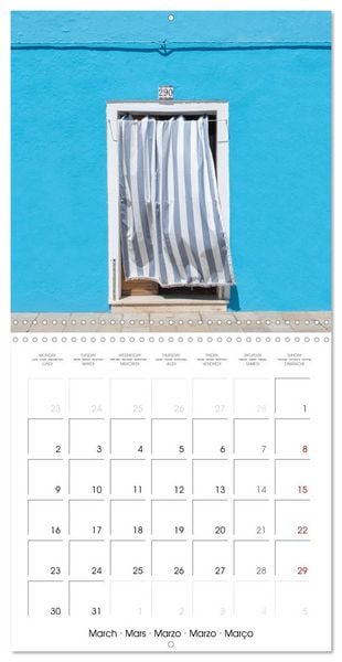 Produktbild: Doors of Burano (Wall Calendar 2026 12 &times; 12 Inch) CALVENDO 12 Month Wall Calendar