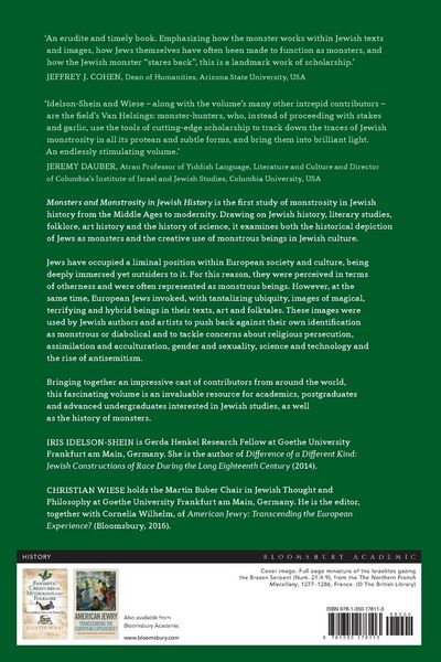 Produktbild: Monsters and Monstrosity in Jewish History