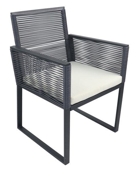 3 tlg. Set Lounge Balkon Gartenmöbel Fidola