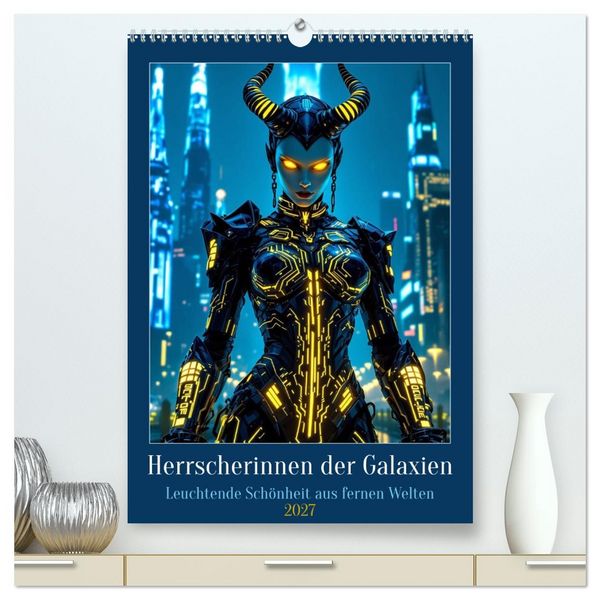 Produktbild: Herrscherinnen der Galaxien (hochwertiger Premium Wandkalender 2027 DIN A2 hoch), Kunstdruck in Hochglanz