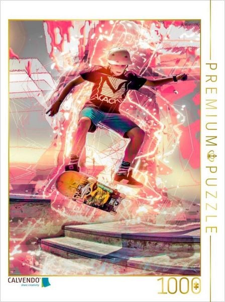 Produktbild: CALVENDO Puzzle Skateboarding 1000 Teile Lege-Gr&ouml;&szlig;e 480 x 640 cm Foto-Puzzle Bild von Peter Roder