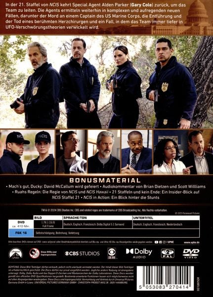 Navy CIS: Staffel 21 [4 DVDs]
