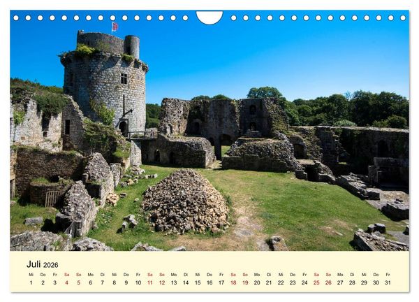 Produktbild: Einzigartige C&ocirc;te Granit Rose (Wandkalender 2026 DIN A4 quer), CALVENDO Monatskalender
