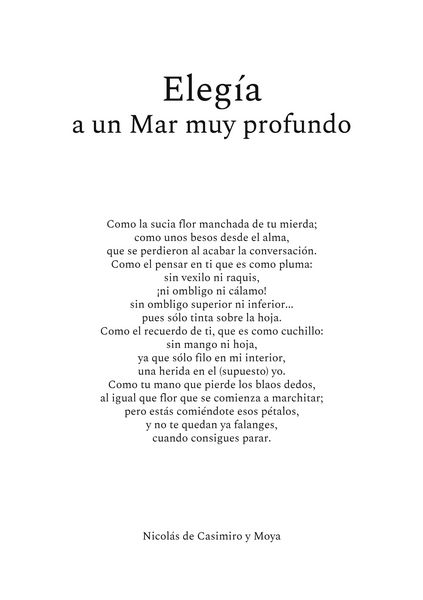 Produktbild: Eleg&iacute;a a un Mar muy profundo