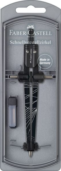 Produktbild: Faber-Castell Schnellverstellzirkel Twister 17cm 3fach sortiert