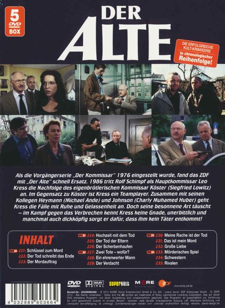 Produktbild: Der Alte - Collector's Box Vol. 14/Folge 221-235 [5 DVDs]