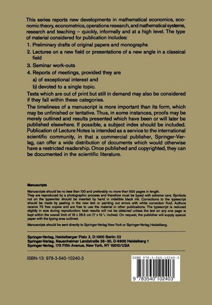 Produktbild: Stochastic Dynamic Properties of Linear Econometric Models