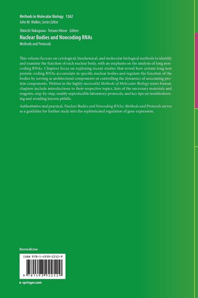 Produktbild: Nuclear Bodies and Noncoding RNAs