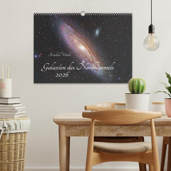Produktbild: Galaxien des Nordhimmels (Wandkalender 2026 DIN A3 quer), CALVENDO Monatskalender