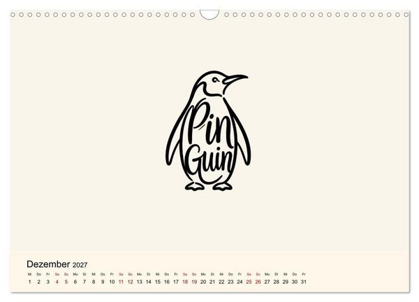 Produktbild: Buchstabentiere (Wandkalender 2027 DIN A3 quer), CALVENDO Monatskalender