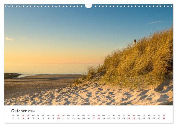 Produktbild: D&uuml;nen und Meer Nordseemomente (Wandkalender 2026 DIN A3 quer), CALVENDO Monatskalender