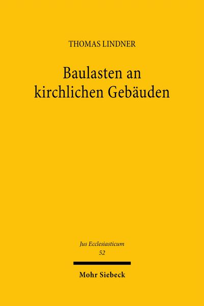Produktbild: Baulasten an kirchlichen Geb&auml;uden