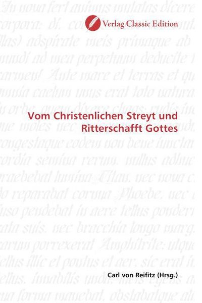 Produktbild: Vom Christenlichen Streyt und Ritterschafft Gottes