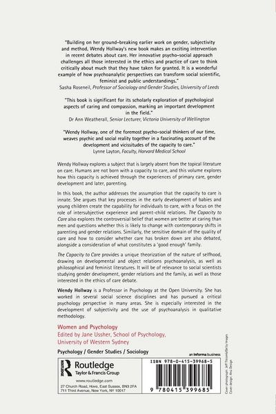 Produktbild: The Capacity to Care
