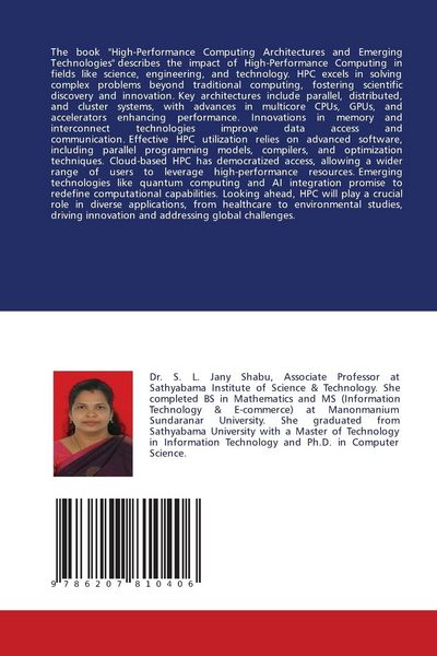 Produktbild: High Performance Computing Architectures and Emerging Technologies
