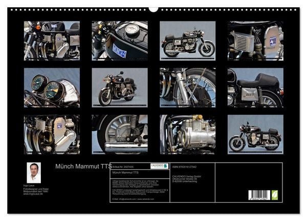 Produktbild: M&uuml;nch Mammut TTS (Wandkalender 2026 DIN A2 quer), CALVENDO Monatskalender