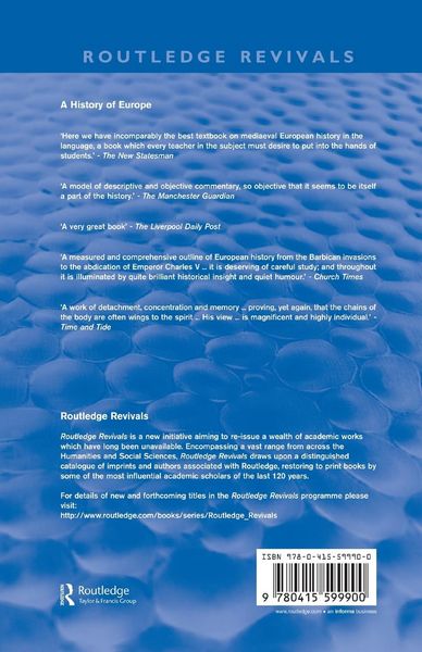 Produktbild: A History of Europe (Routledge Revivals)