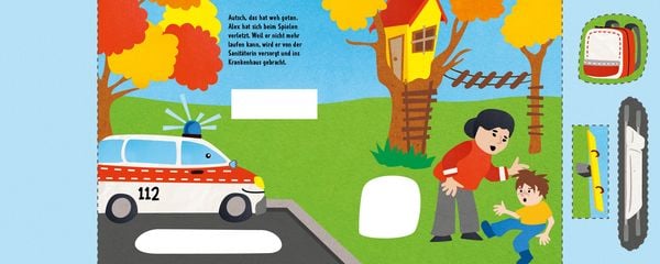 Produktbild: Schnipp, Schnipp, Hurra &ndash; Mein erstes Papierschneidebuch: Tat&uuml;-Tata! Einsatzfahrzeuge von Polizei, Feuerwehr und Co.
